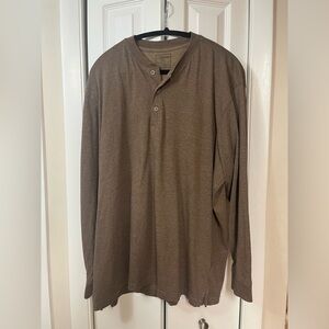 J. Peterman Henley Soft Casual Lounge Shirt